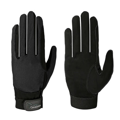 Child Spandex fabric  riding horse  gloves . Ghoddosh