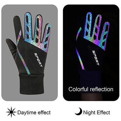 Men Reflective Motorcycle Gloves Guantes Moto Motorbike Motocross Riding Gloves Moto Breathable Riding Gloves