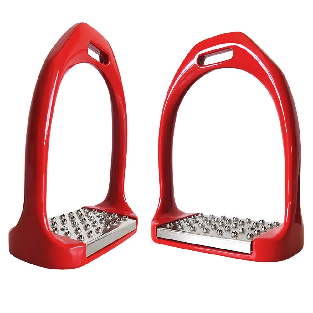 1prs Aluminum with painting Horse Riding Saddle Stirrup Safety Riding Protection Saddle Knee Ankle Stress Pain Horse equipment