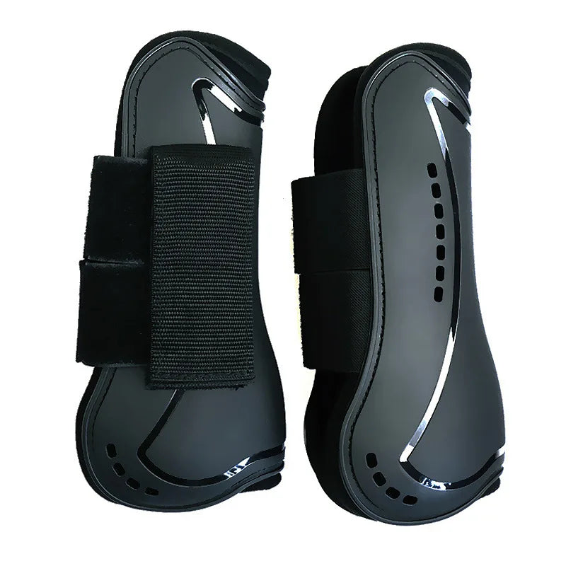 Adjustable PU-Neoprene Horse Splint Boots – Shock-Absorbing Leg Guards for Training & Jumping .Ghoddosh

