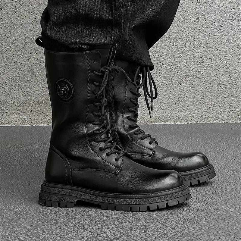 Trendy Thi   Long  Boots - Knee High Leather Boots For Him