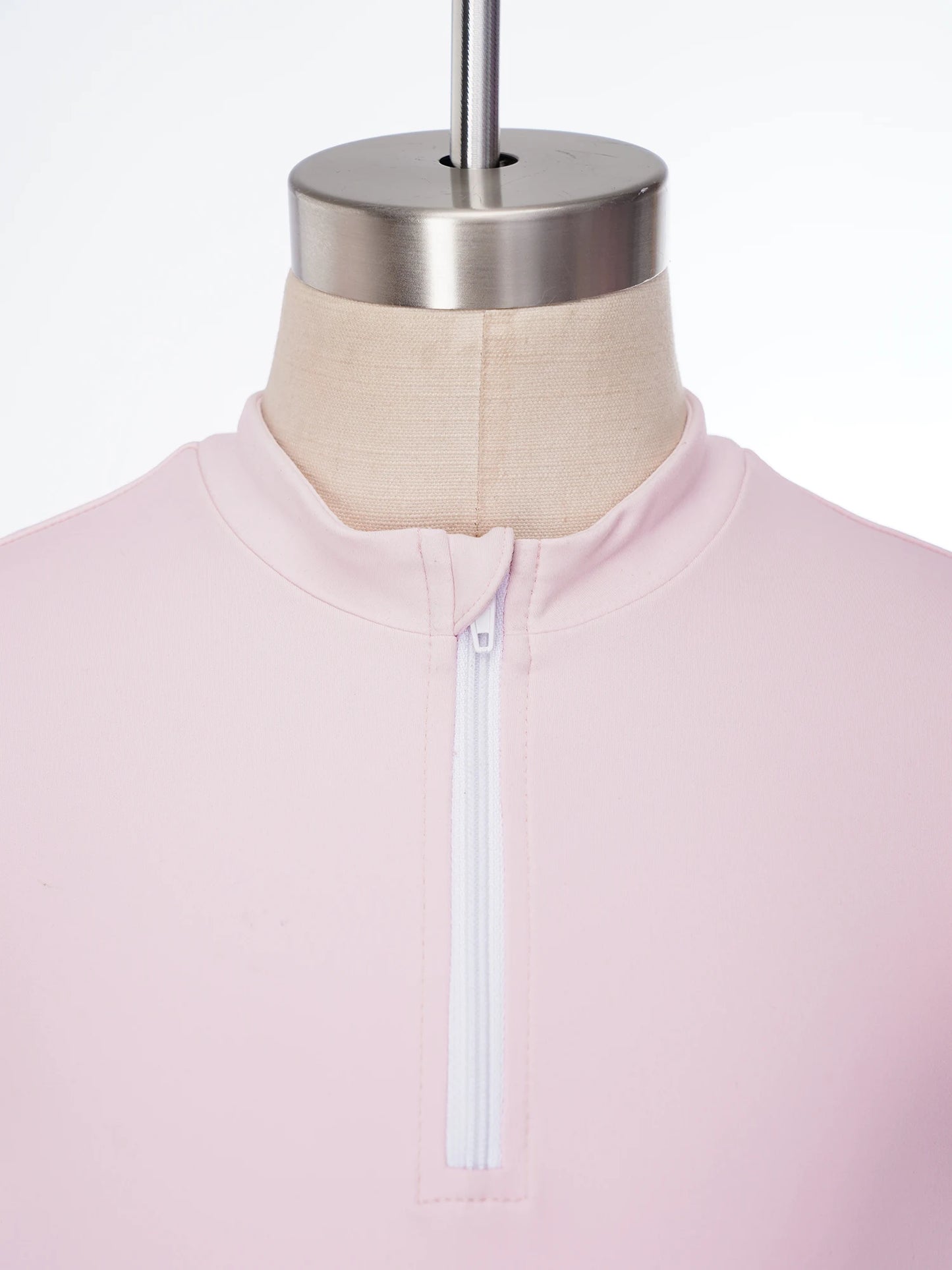 Girls Equestrian Quarter-Zip  Shirt | Kids Ruffled Sleeve Quick-Dry Horse Riding Top @ ghoddosh.com