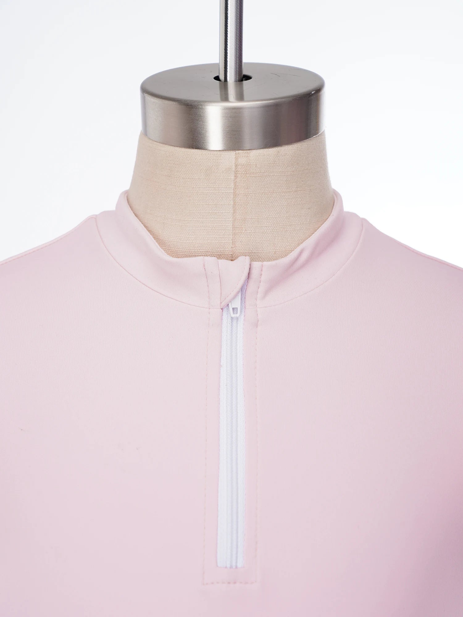 Girls Equestrian Quarter-Zip  Shirt | Kids Ruffled Sleeve Quick-Dry Horse Riding Top @ ghoddosh.com