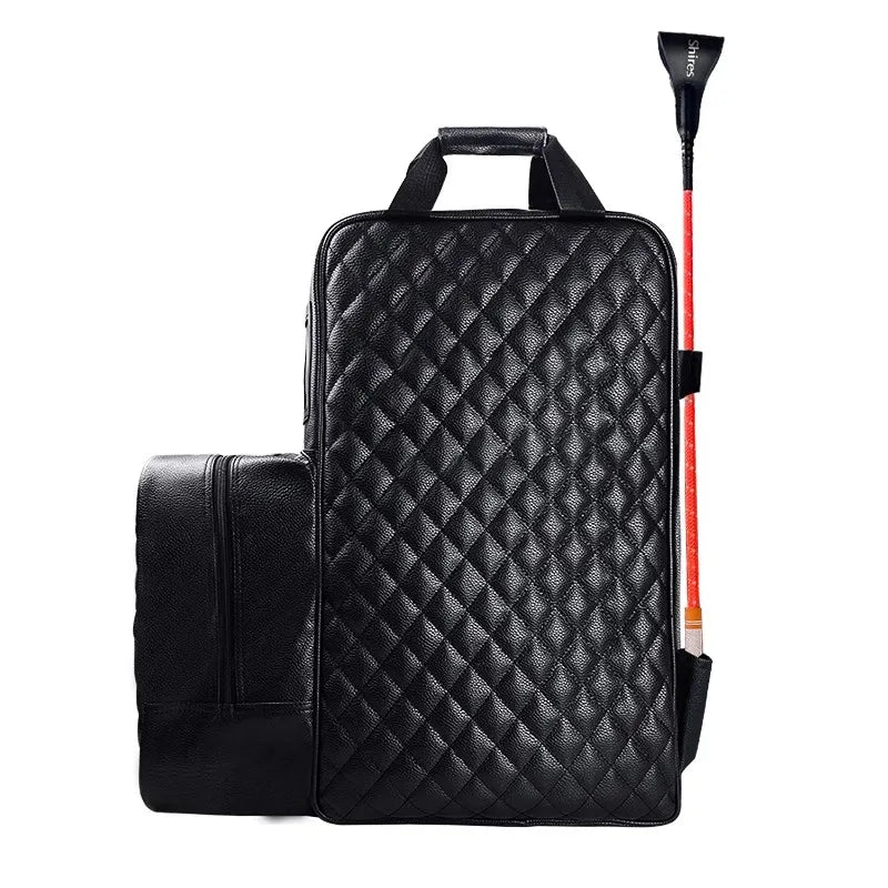 Equestrian Equipment Pu Leather Bag - Large Capacity Equestrian Backpack @ghoddosh.com