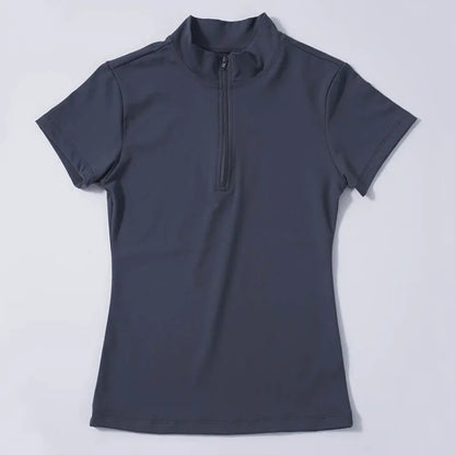 Women Horse Riding  T-Shirt  /  Equestrian Short Sleeve Women's shirt