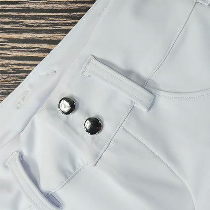 Full Seat Grip Equestrian Breeches with Rider Pocket  /  Women Horse Riding Tights  ghoddosh.com