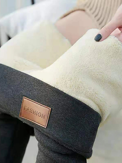 Women Leggings, Seamless High Waist Thick Padded Thermal Tight Riding Pants - ghoddosh.com