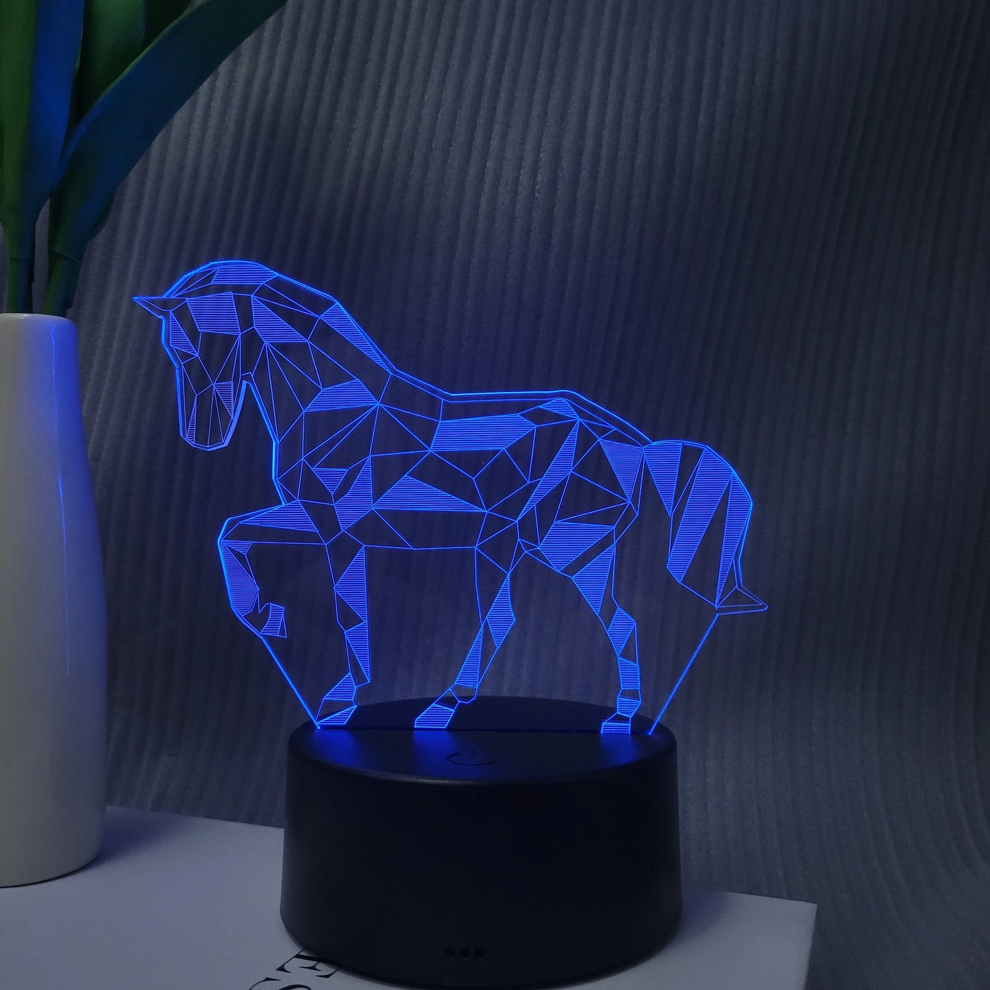 3D horse night decorative light