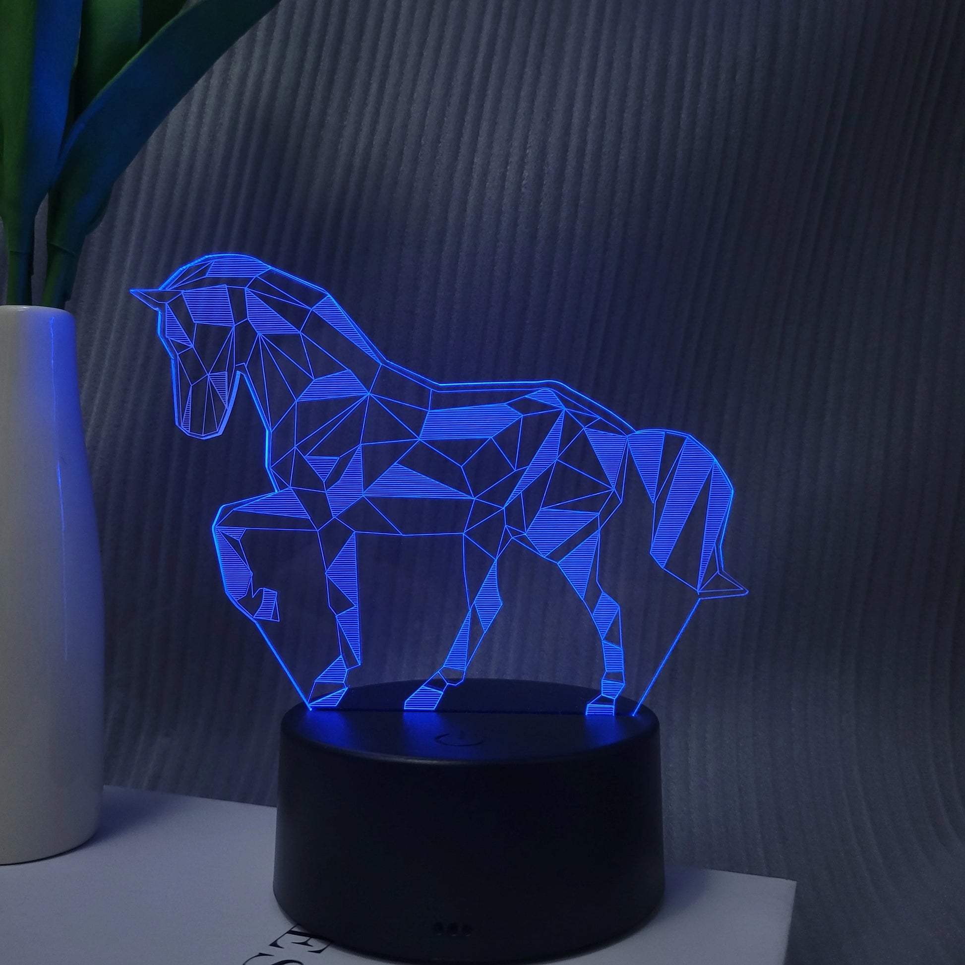3D horse night decorative light