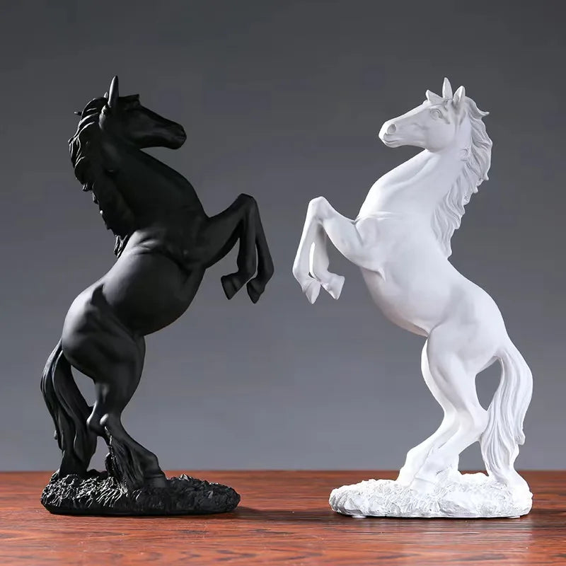 European Style Home Resin Horse Statue, Horsey Decoration @ghoddosh.com