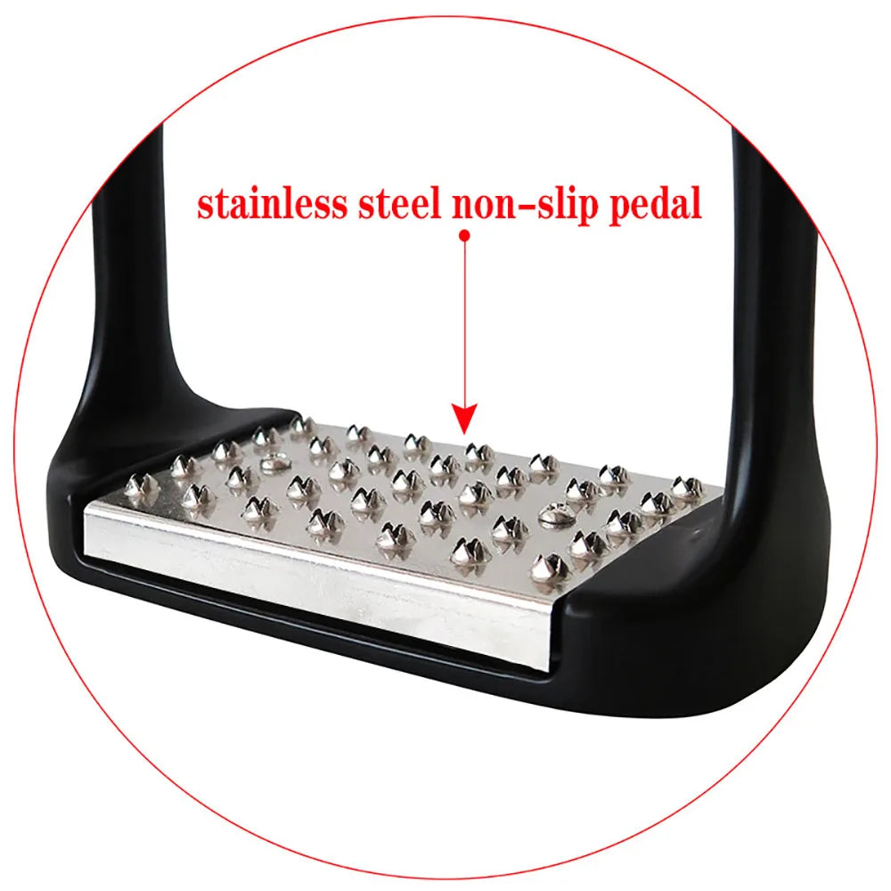 1prs Aluminum with painting Horse Riding Saddle Stirrup Safety Riding Protection Saddle Knee Ankle Stress Pain Horse equipment