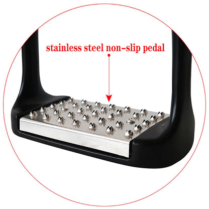 1prs Aluminum with painting Horse Riding Saddle Stirrup Safety Riding Protection Saddle Knee Ankle Stress Pain Horse equipment