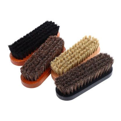 Wooden horse care Hair Polishing And Cleaning Brush