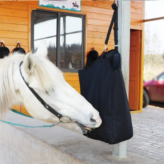 Large Capacity Slow Feed Hay Bag – Portable Horse Feeding Storage for Stable & Outdoor Use

