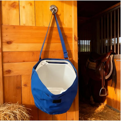 Premium Equestrian Stable Bucket Bag – Heavy Duty 900D Oxford Cloth Feed Bag @ ghoddosh.com