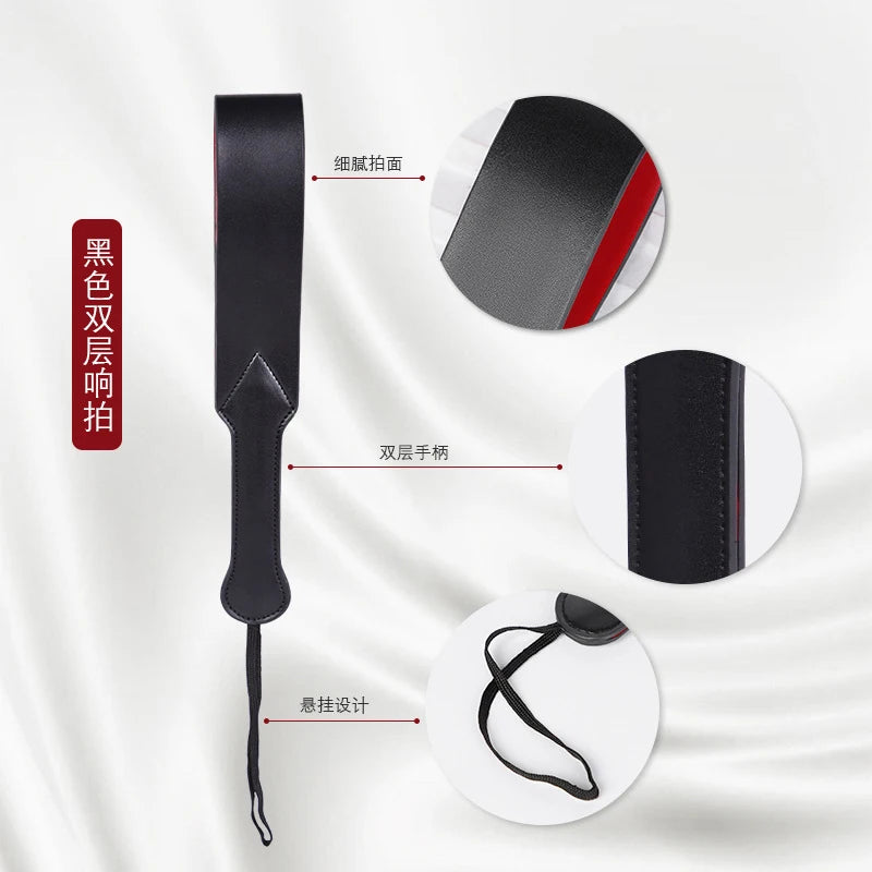 Equestrian / Horse Riding High Quality Pu Leather Paddle Horse Whip