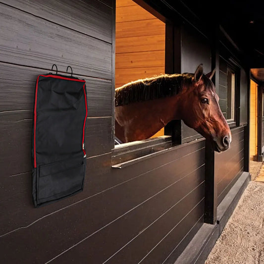 Portable Waterproof Horse Harness Storage Bag With 3 Hooks Rack / Stay Organized Horse Tote Holster Bag  ghoddosh.com