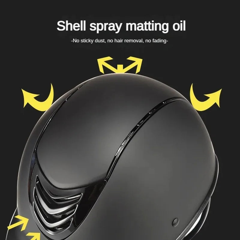Unisex Equestrian Helmet – Adjustable Breathable Horse Riding Safety Cap & Protective Gear
