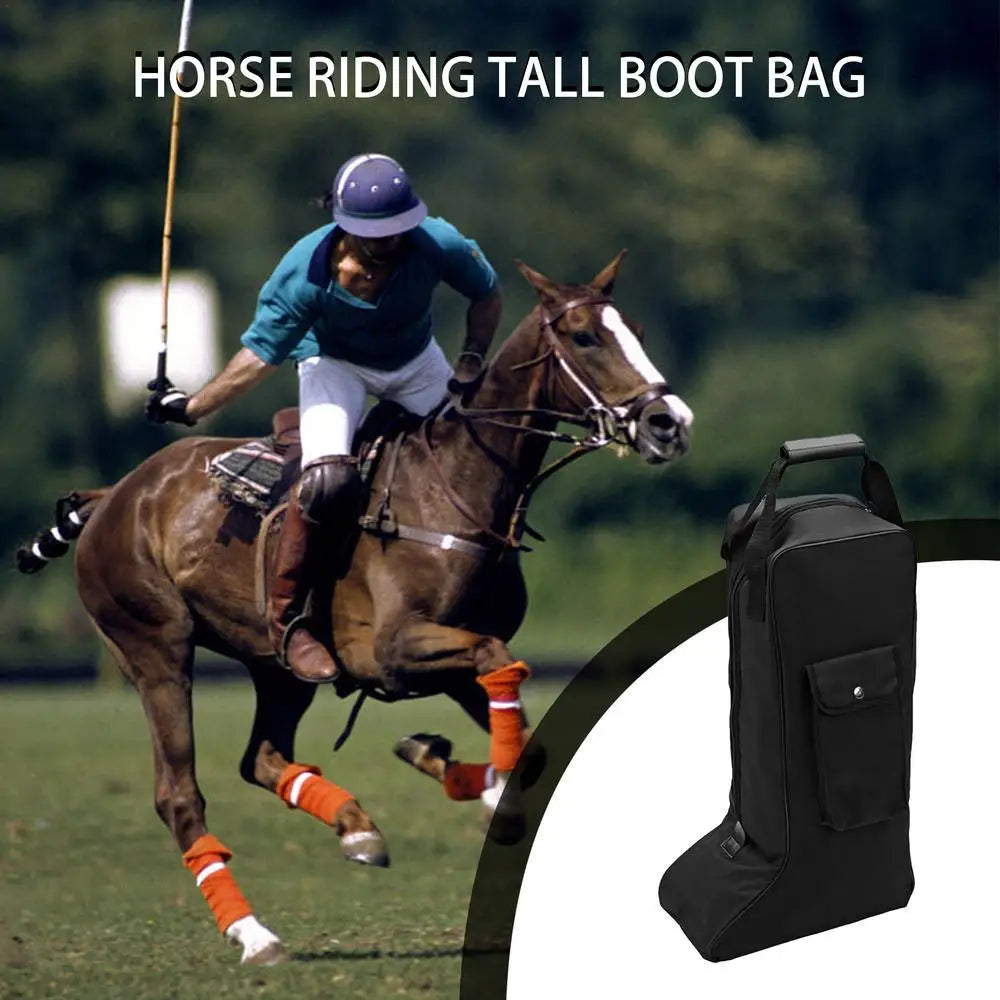 Equestrian Portable Boot Storage Bag Dustproof ,Waterproof  Cloth Riding Boot Bag - Ghoddosh
