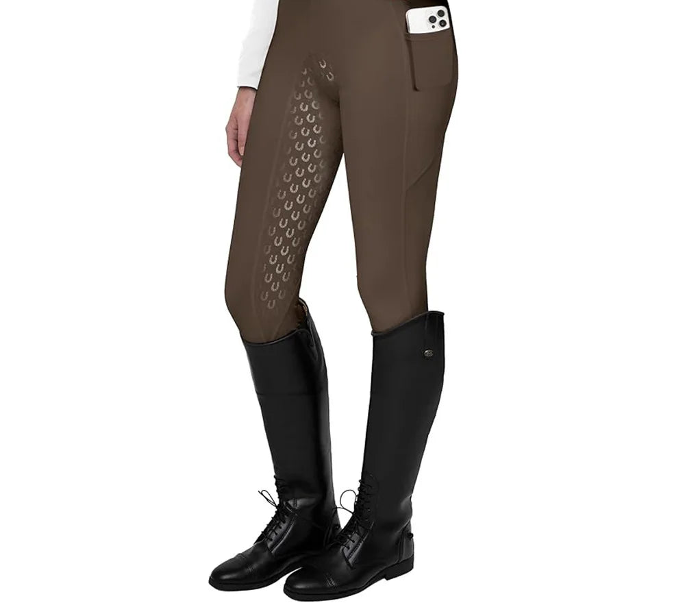 Men Lightweight Breathable Horse Riding Tights /  Silicone , Non-slip ,Elastic ,High Waisted Breeches - ghoddosh.com