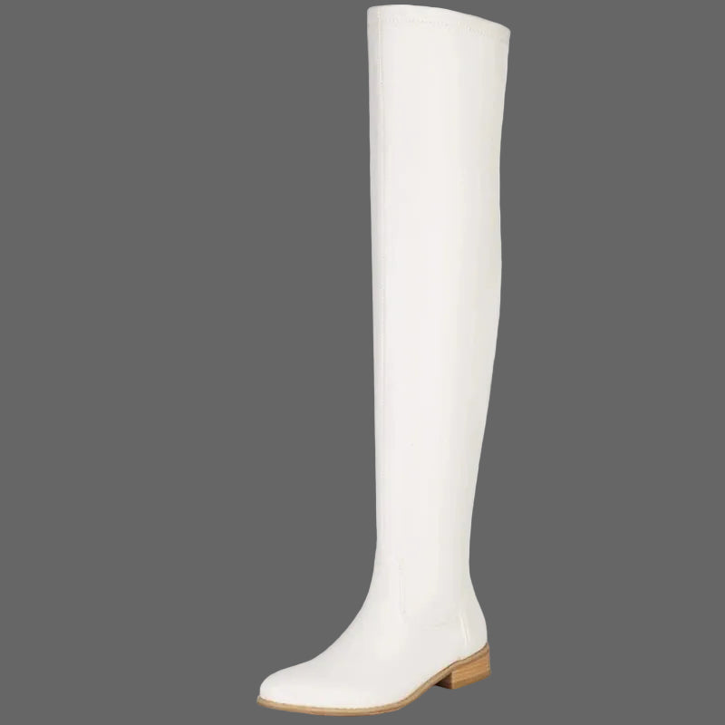 Elastic Over-the-knee Boots Woman Thigh High Boots @ ghoddosh.com