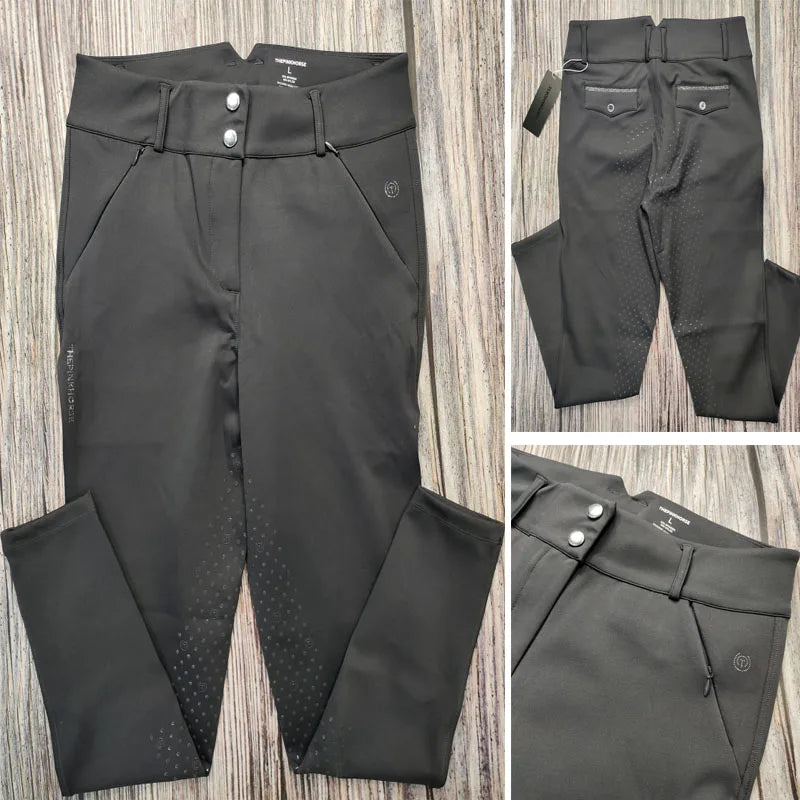 Western Full Seat  Horse Riding Tights with Pocket  - Ghoddosh