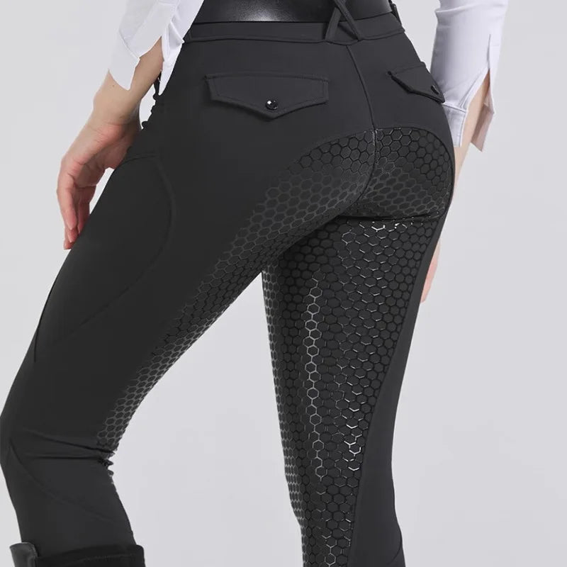 Equestrian Pants for Men & Women   Silicone High Elasticity Riding Pants - Ghoddosh