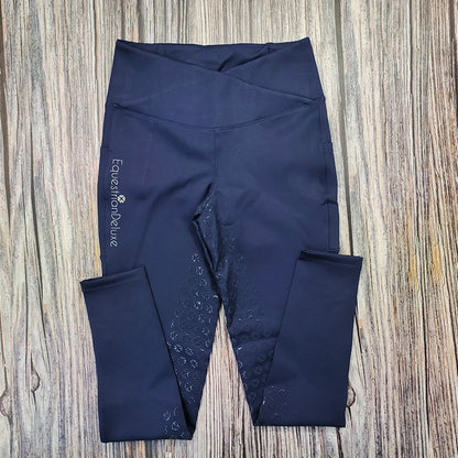 Full Seat Grip Equestrian Breeches with Rider Pocket  /  Women Horse Riding Tights  ghoddosh.com