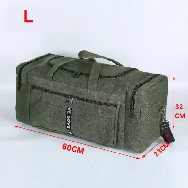 Large Canvas Waterproof  Duffel HandBag