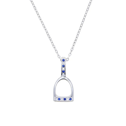 Solid 925 Sterling Silver Horseshoe Necklace @ ghoddosh.com