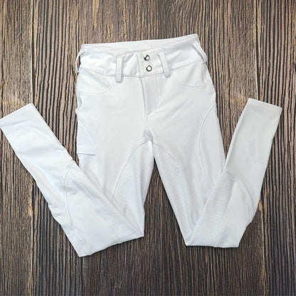 Full Seat Grip Equestrian Breeches with Rider Pocket  /  Women Horse Riding Tights  ghoddosh.com