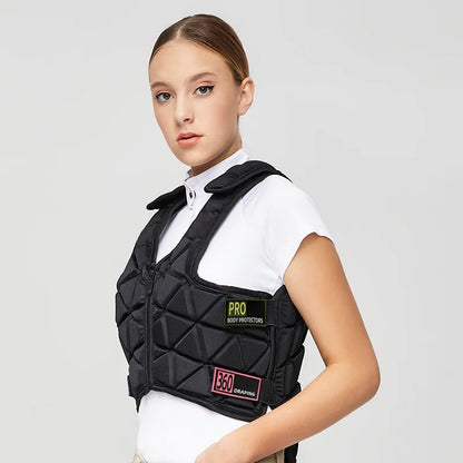 Equestrian Armor for Adults, Protective Vest, High-thickness, Shock-absorbing Layer, Safety Insurance . Ghoddosh