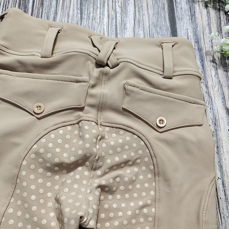Girls’ Full‑Seat Silicone Equestrian Breeches – Durable, Comfortable & Stylish
