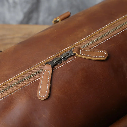 Vintage Genuine Leather Men's Equipment  Bag - Ghoddosh