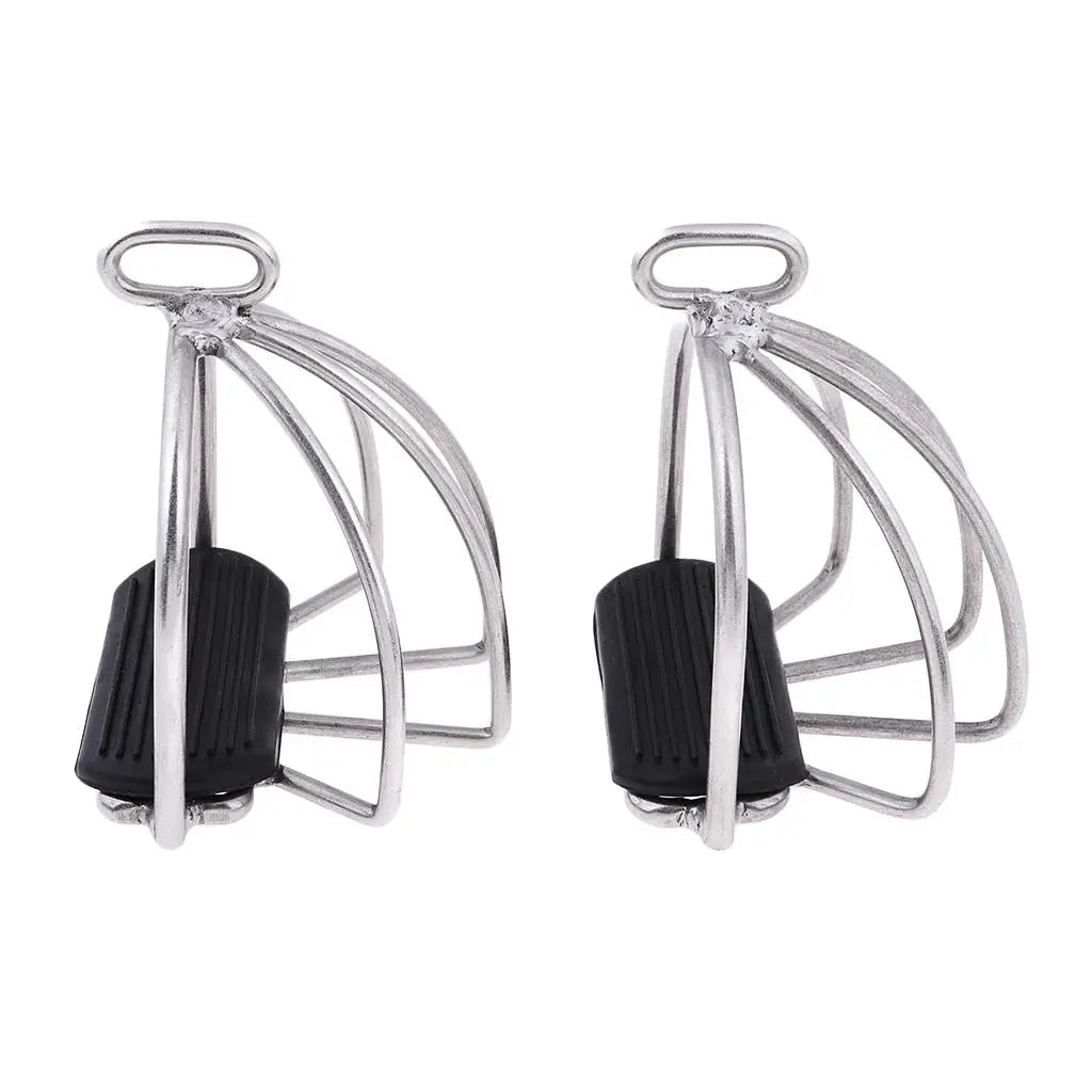 English Style Horse Riding  English Stirrups , Stainless Steel  with Wide Toe Cage . Ghoddosh