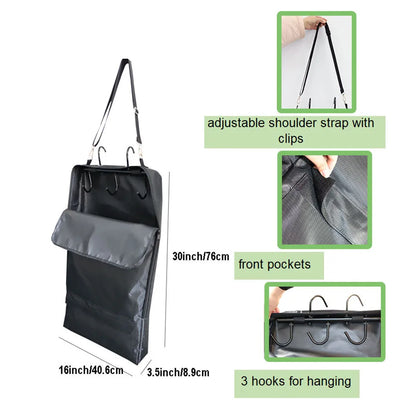 Portable Waterproof Horse Harness Storage Bag With 3 Hooks Rack / Stay Organized Horse Tote Holster Bag @ ghoddosh.com