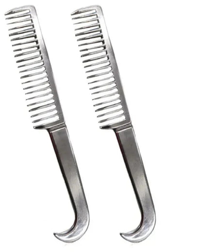 Horse Thickened Tooth Grooming Metal Comb - Ghoddosh