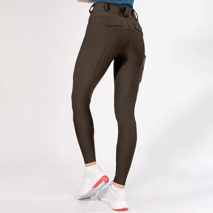 Horse Riding Pants  Women Equestrian  Full Seat Silicone Breeches - Ghoddosh