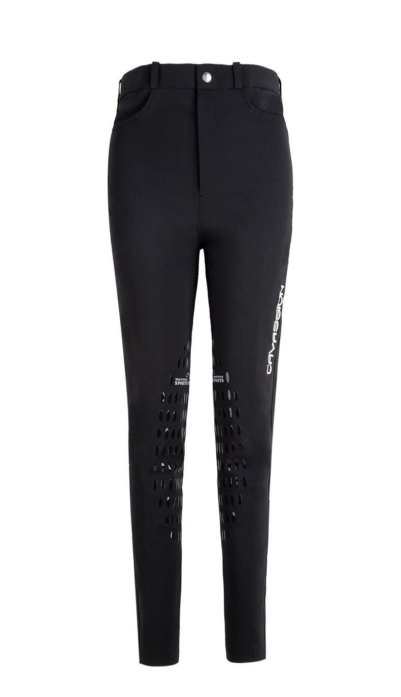 Equestrian Riding Breeches for Women/Men - Horseback Riding Tights with Silicone Knee Patch Grip @ ghoddosh.com
