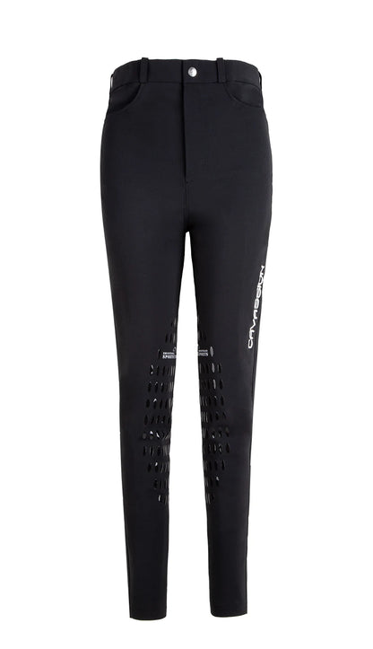 Equestrian Riding Breeches for Women/Men - Horseback Riding Tights with Silicone Knee Patch Grip @ ghoddosh.com