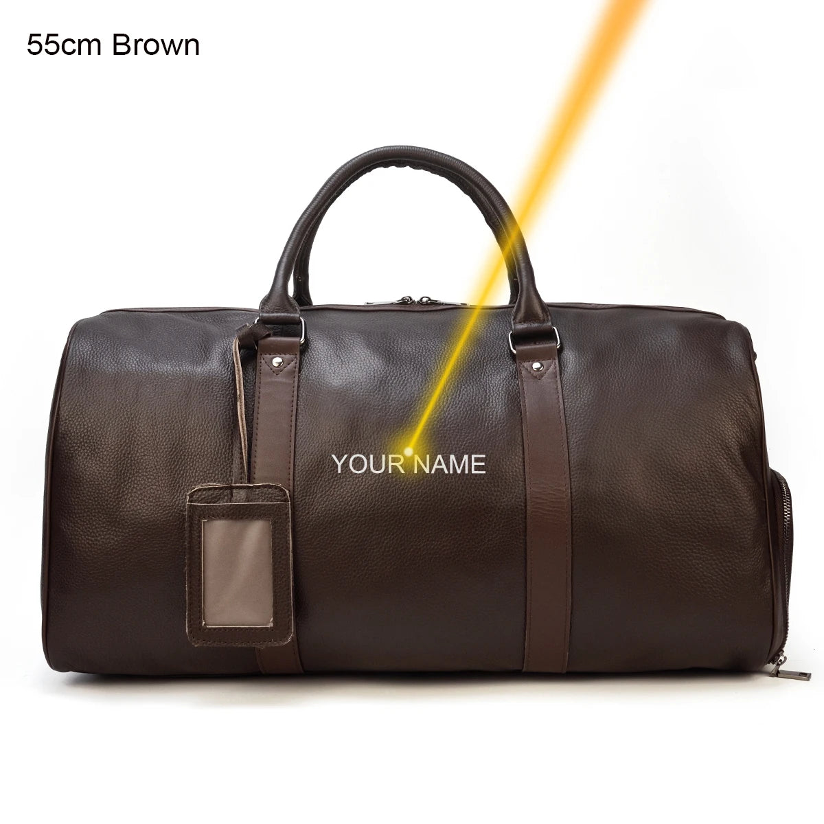 Luxury Genuine cow Leather Equipment Travel Bag - Ghoddosh 
