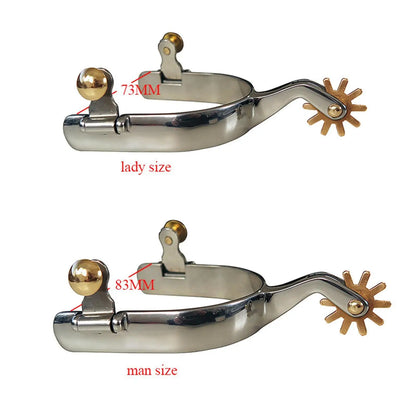 Equestrian / Horse Riding Anti Rust Western Style Spurs