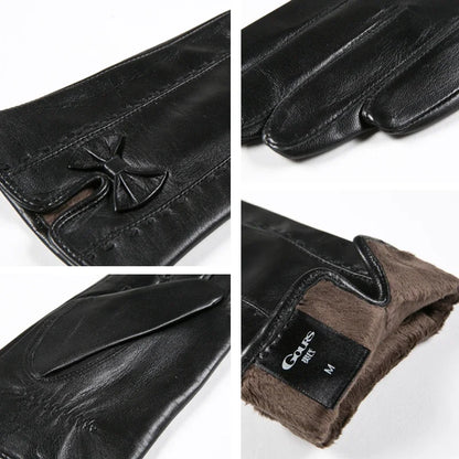Genuine Leather  Premium Gloves for Women . Ghoddosh