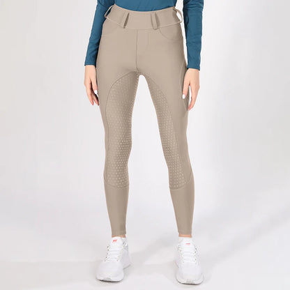 Horse Riding Pants  Women Equestrian  Full Seat Silicone Breeches - Ghoddosh