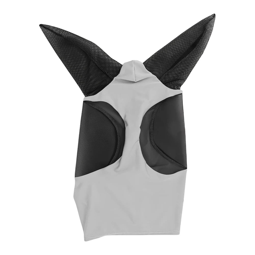 Anti Fly Stretchy Knitted Mesh Mask Breathable Anti Mosquito Mask Anti-Worms Horse Flying Mask Horse Riding Equestrian Equipment