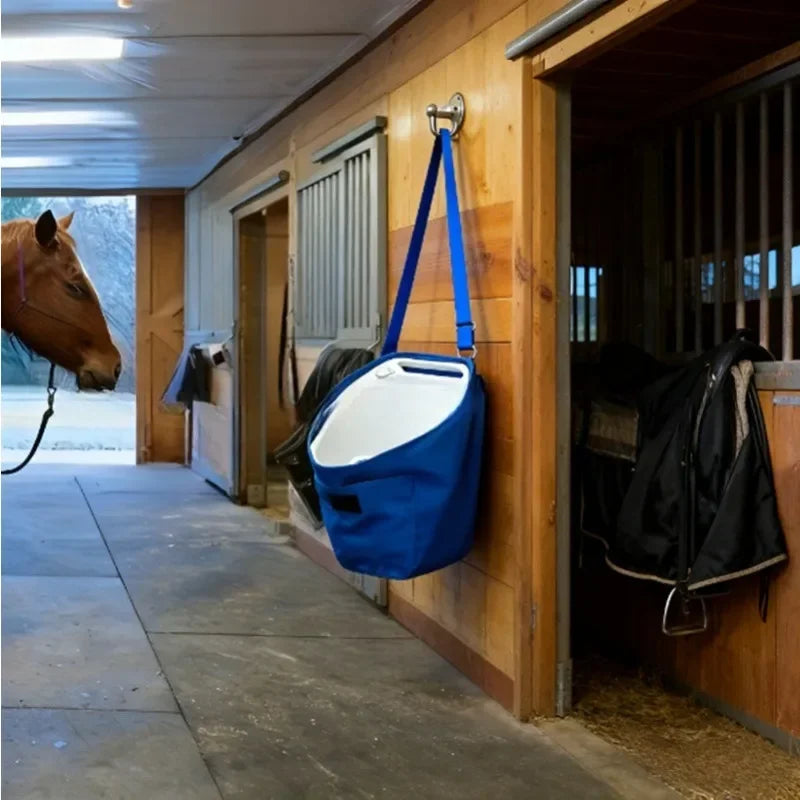 Premium Equestrian Stable Bucket Bag – Heavy Duty 900D Oxford Cloth Feed Bag @ ghoddosh.com