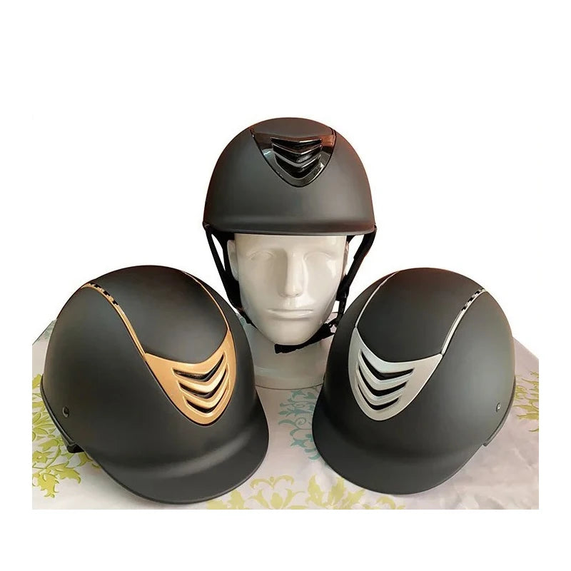 Unisex Equestrian Helmet – Adjustable Breathable Horse Riding Safety Cap & Protective Gear