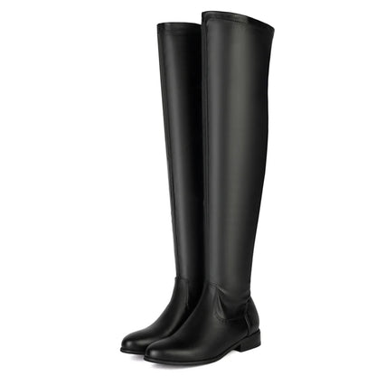 Elastic Over-the-knee Boots Woman Thigh High Boots @ ghoddosh.com