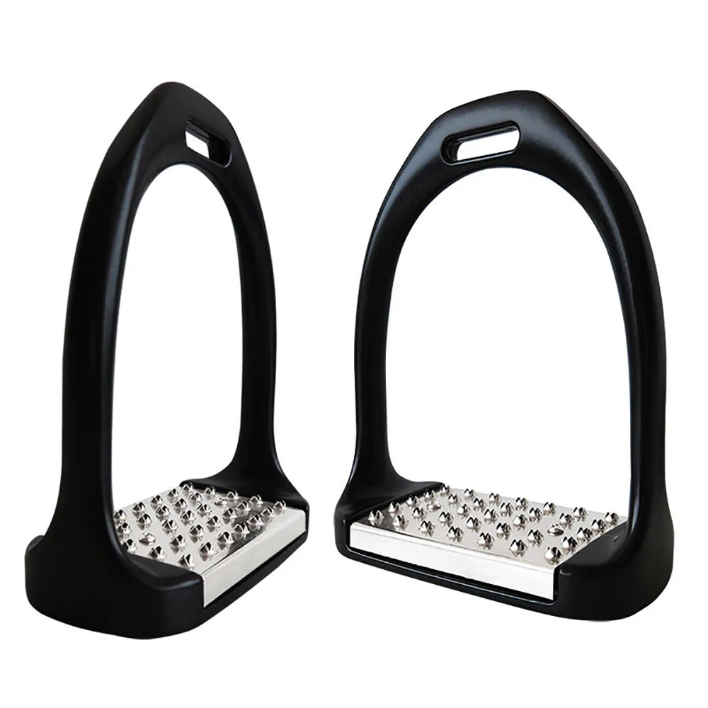 1prs Aluminum with painting Horse Riding Saddle Stirrup Safety Riding Protection Saddle Knee Ankle Stress Pain Horse equipment