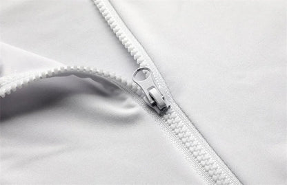 Active Crop Top Sports Women riding Short Sleeve Quarter Zipper